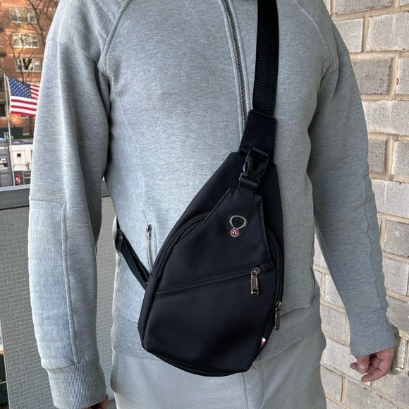 Westend Black Crossbody Sling Bag - Picture 2 of 4